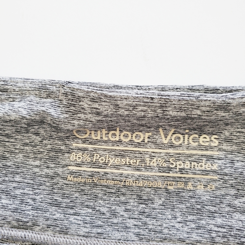 Outdoor voices two-tone gray leggings 7/8 Small - Picture 6 of 7